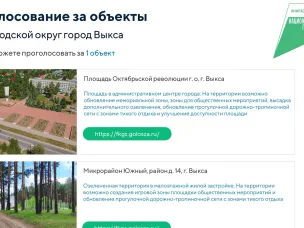 Вы решаете, каким будет благоустройство Выксы в 2026 году